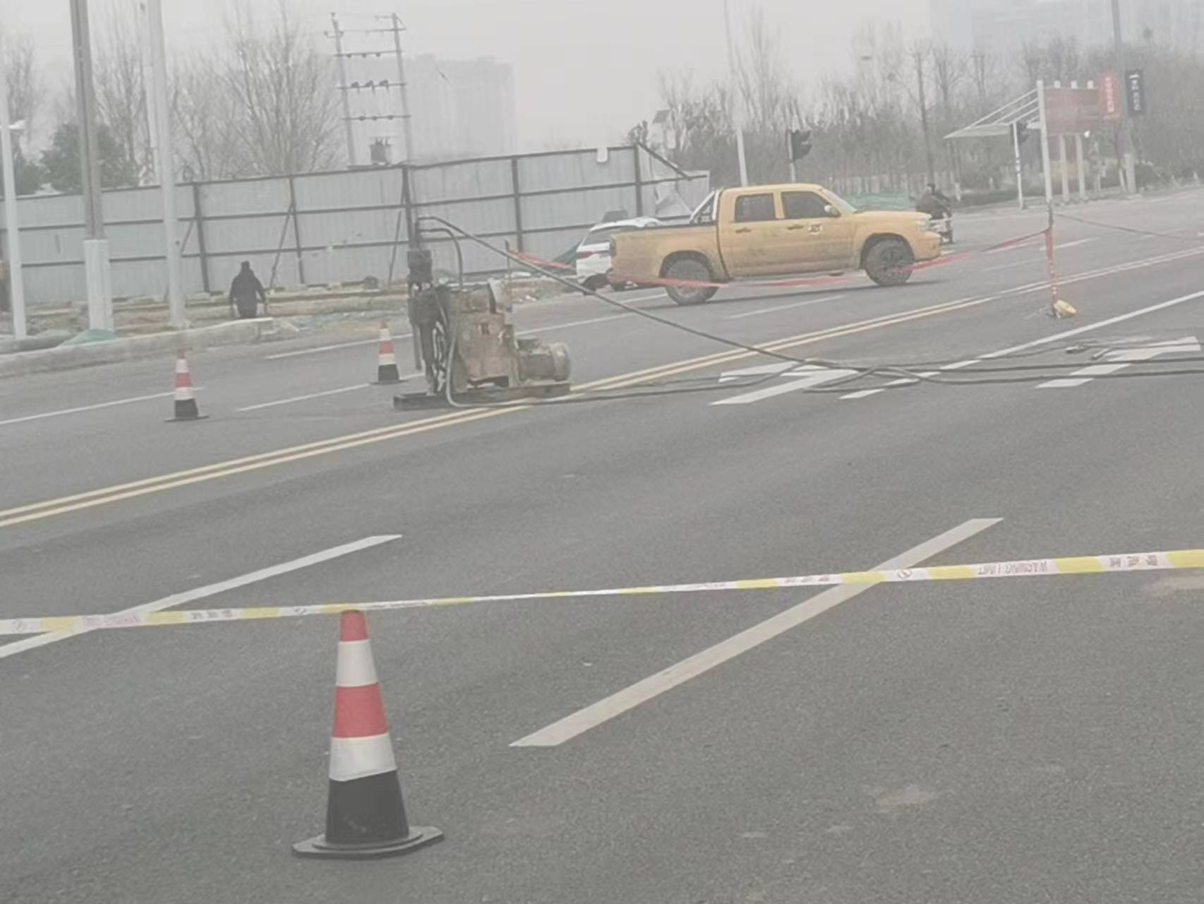 平果公路路基沉陷注浆